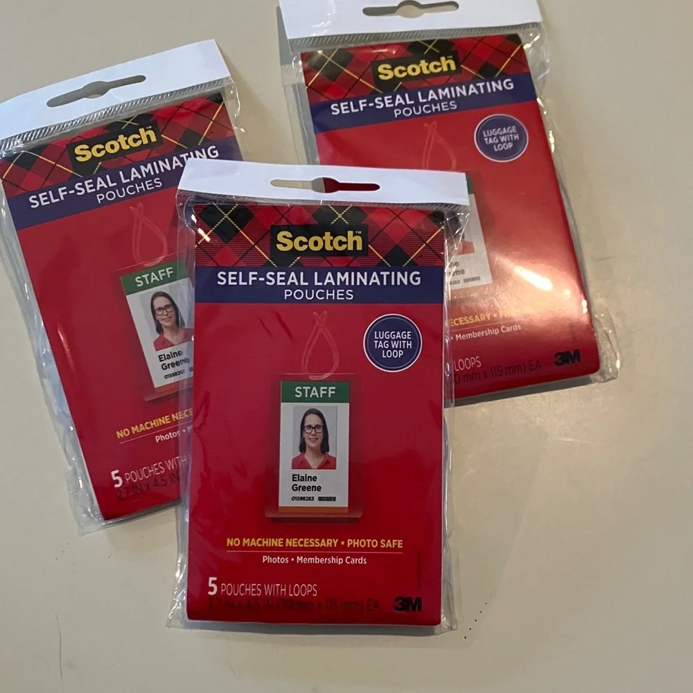 Scotch Self-Seal Laminating Pouches